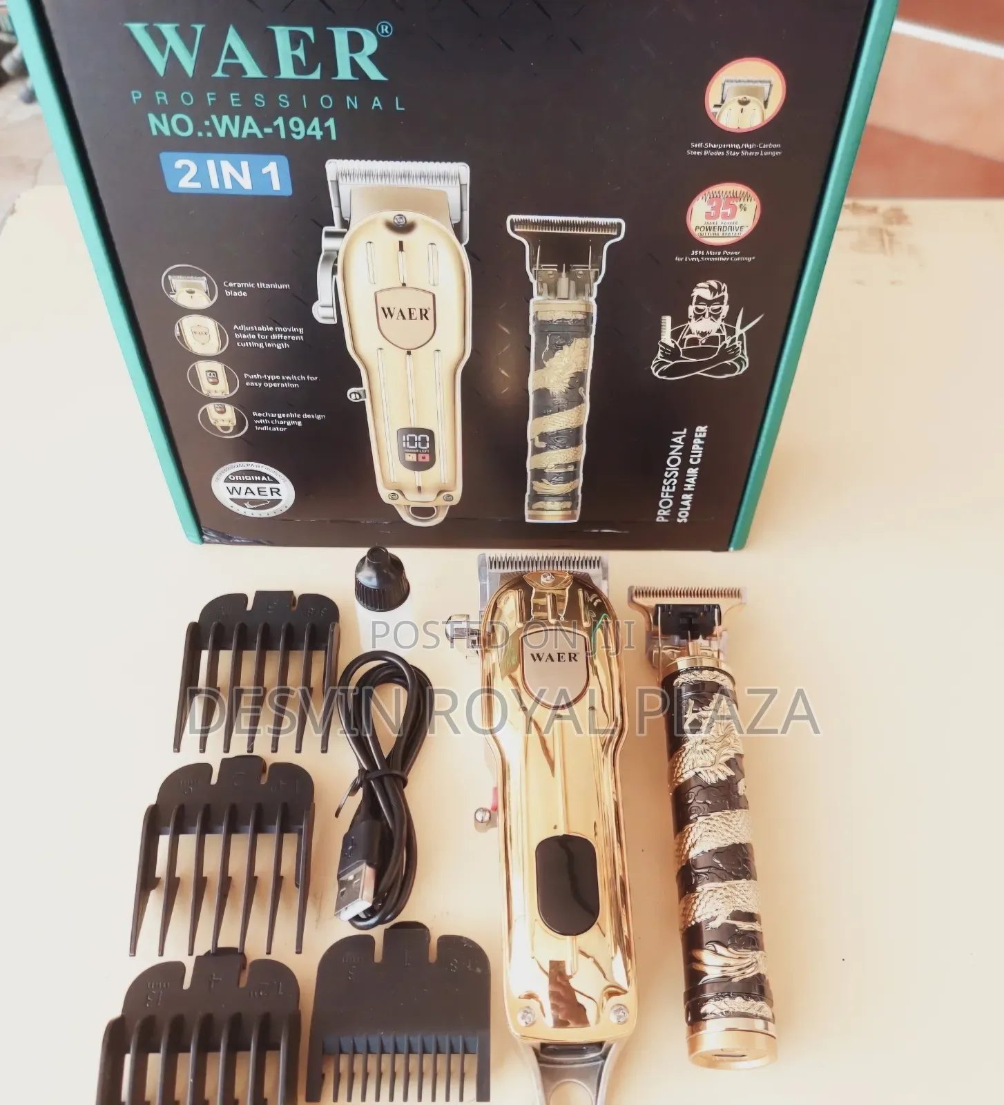 Waer 2 in 1 Hair Clipper
