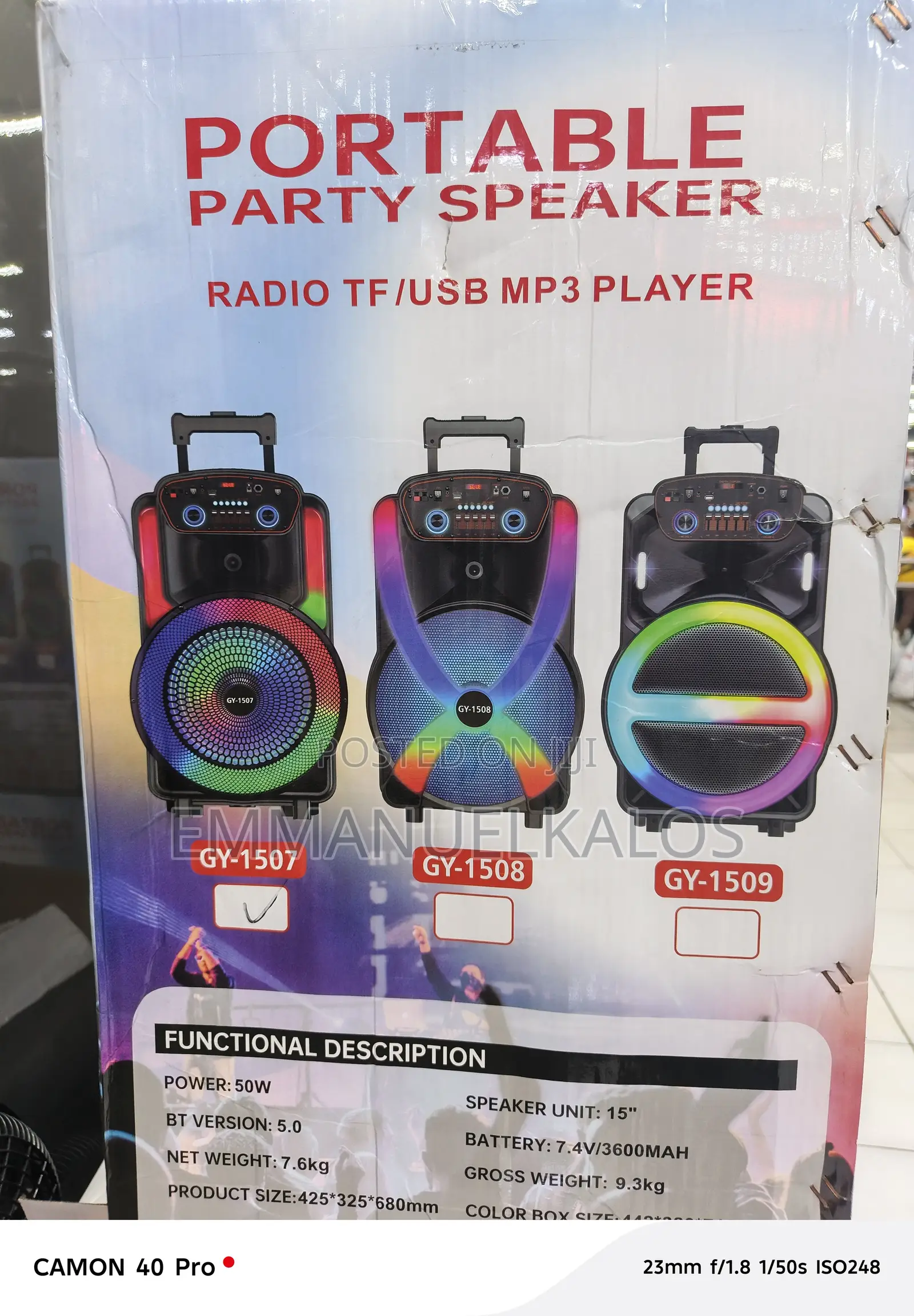 Portable Party Speaker