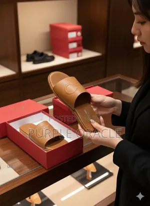 Salvatore Ferragamo Men's Gancini Slides.