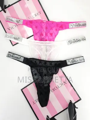 V.S in-Scripted Thong Panties