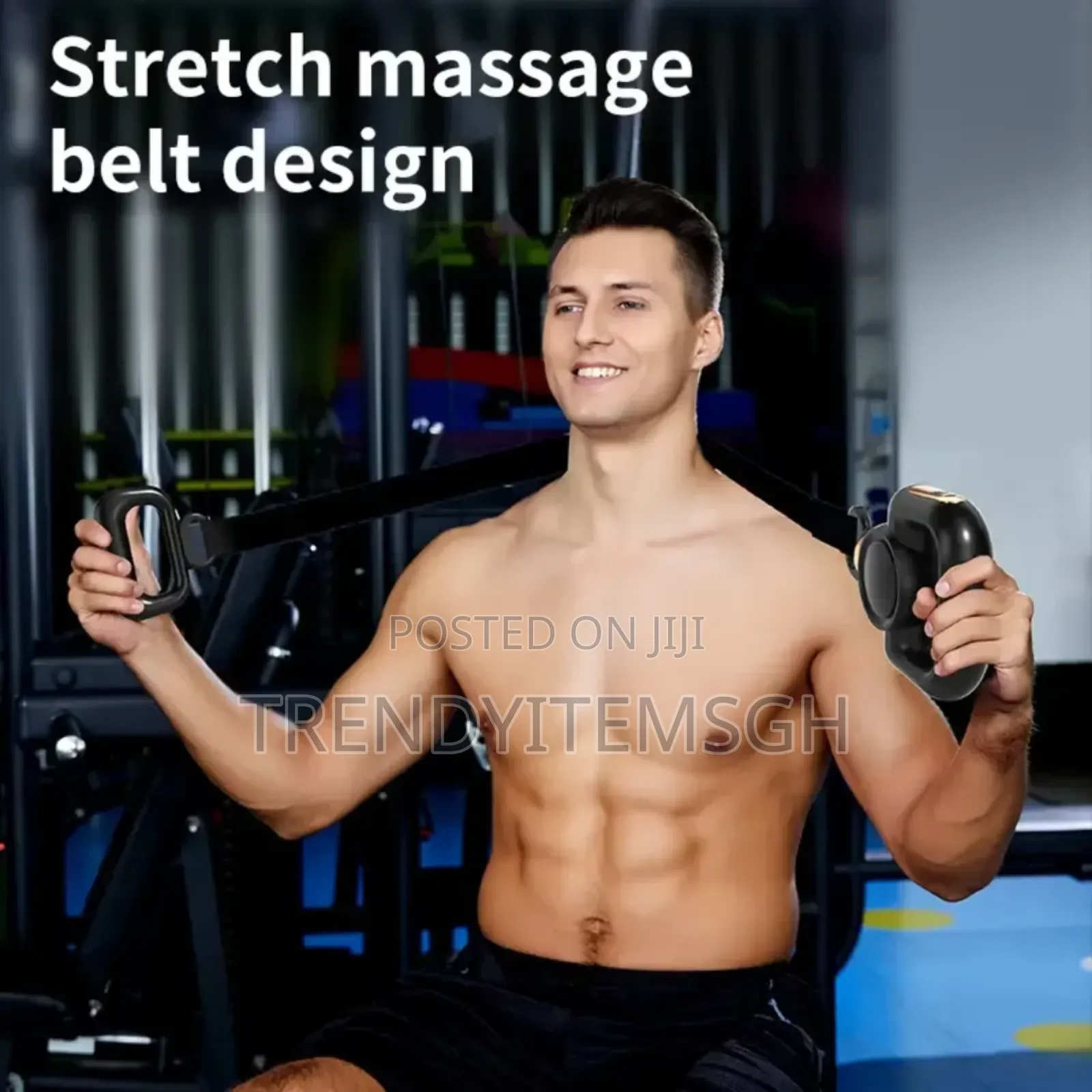 Multifunction Fascial Massage Gun With 4 Heads And Belt