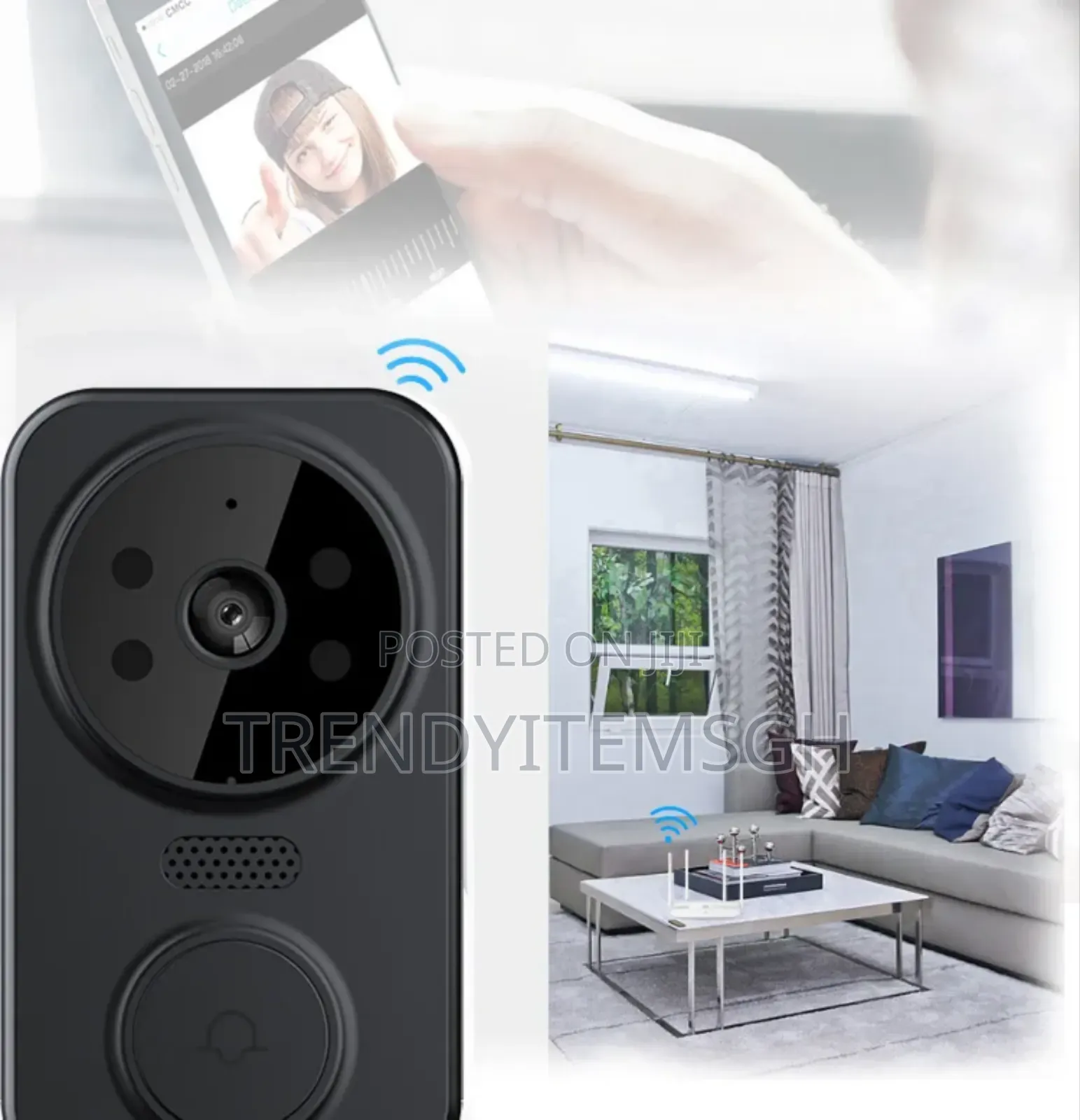 Mini Wireless Wifi Ring Doorbell With Camera