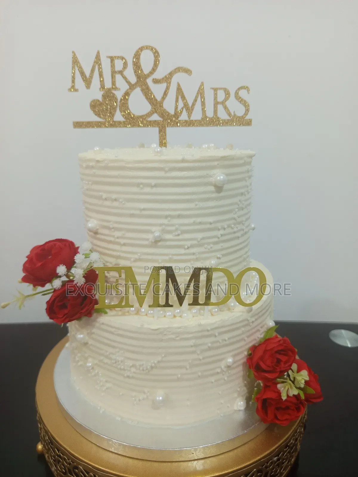 Simple Wedding Cake - Budget Friendly Wedding Cake