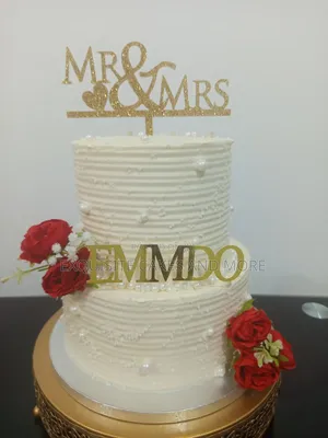 Simple Wedding Cake - Budget Friendly Wedding Cake