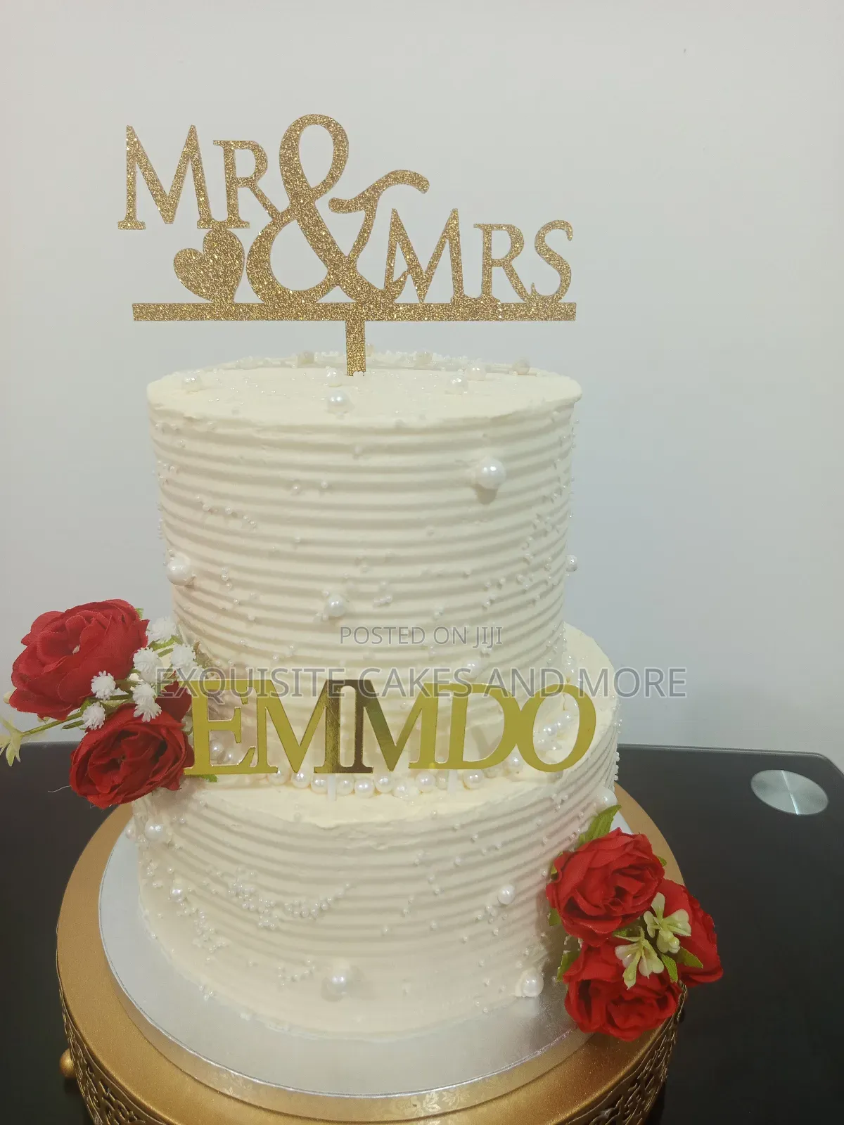 Simple Wedding Cake - Budget Friendly Wedding Cake