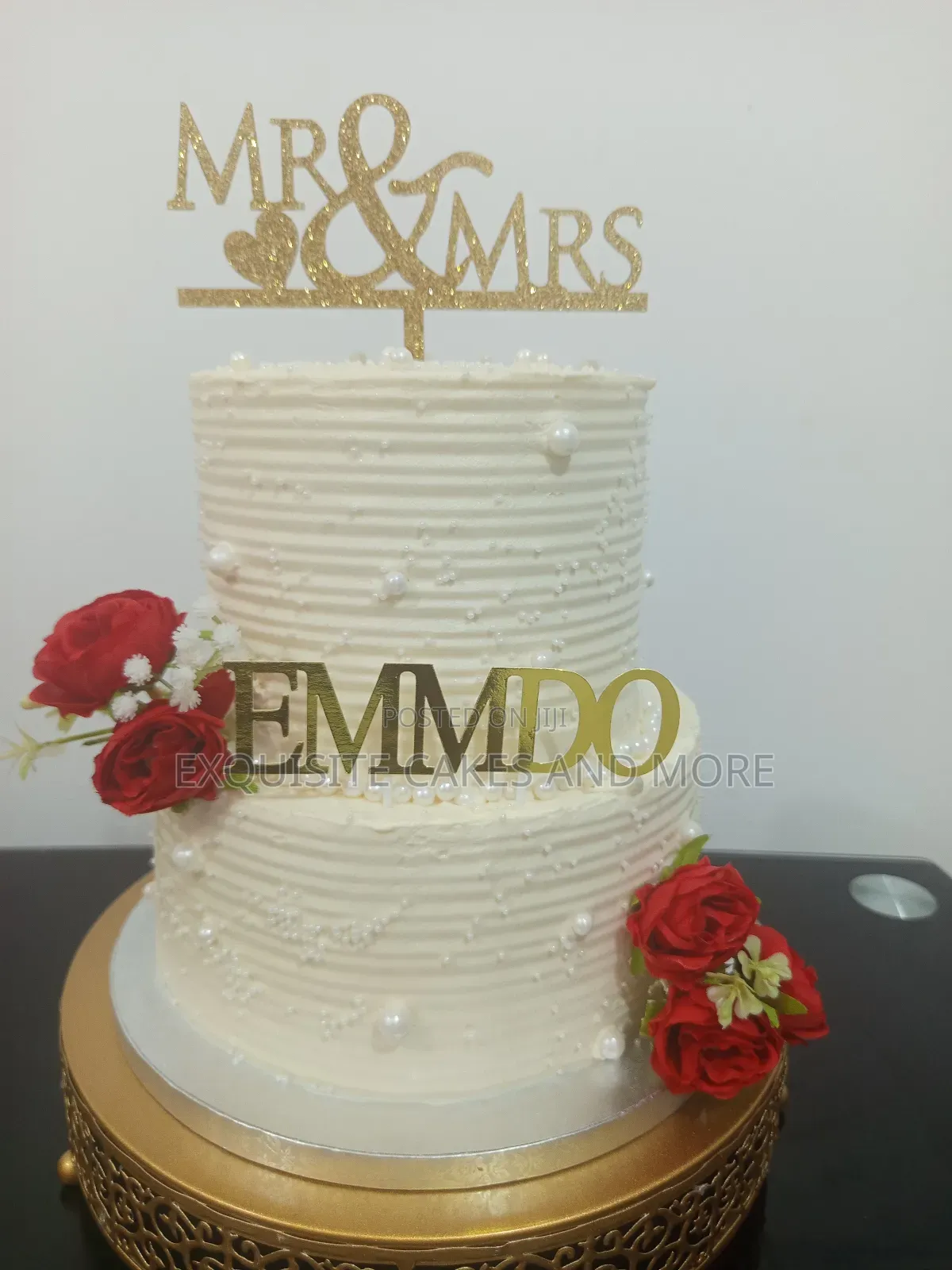 Simple Wedding Cake - Budget Friendly Wedding Cake