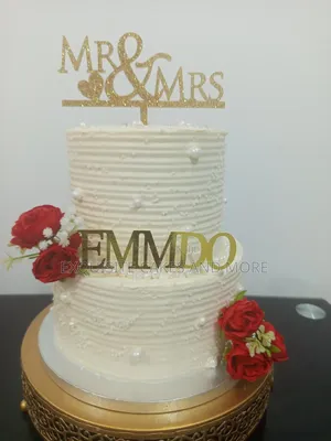 Simple Wedding Cake - Budget Friendly Wedding Cake