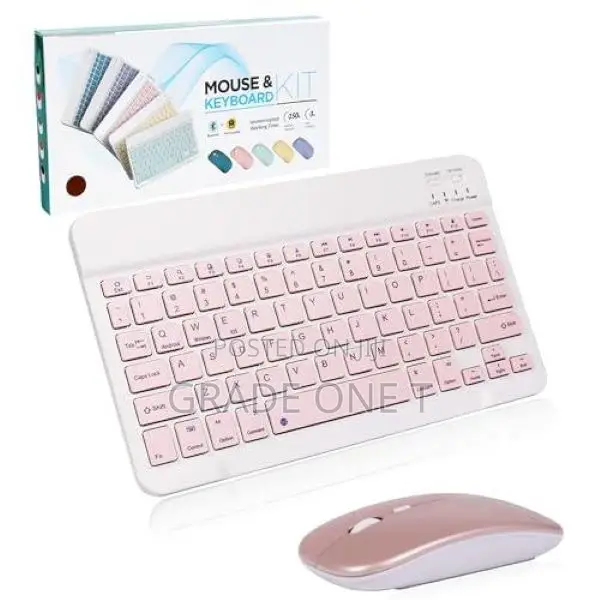 Rechargeable Bluetooth Slim Keyboard Mouse Combo