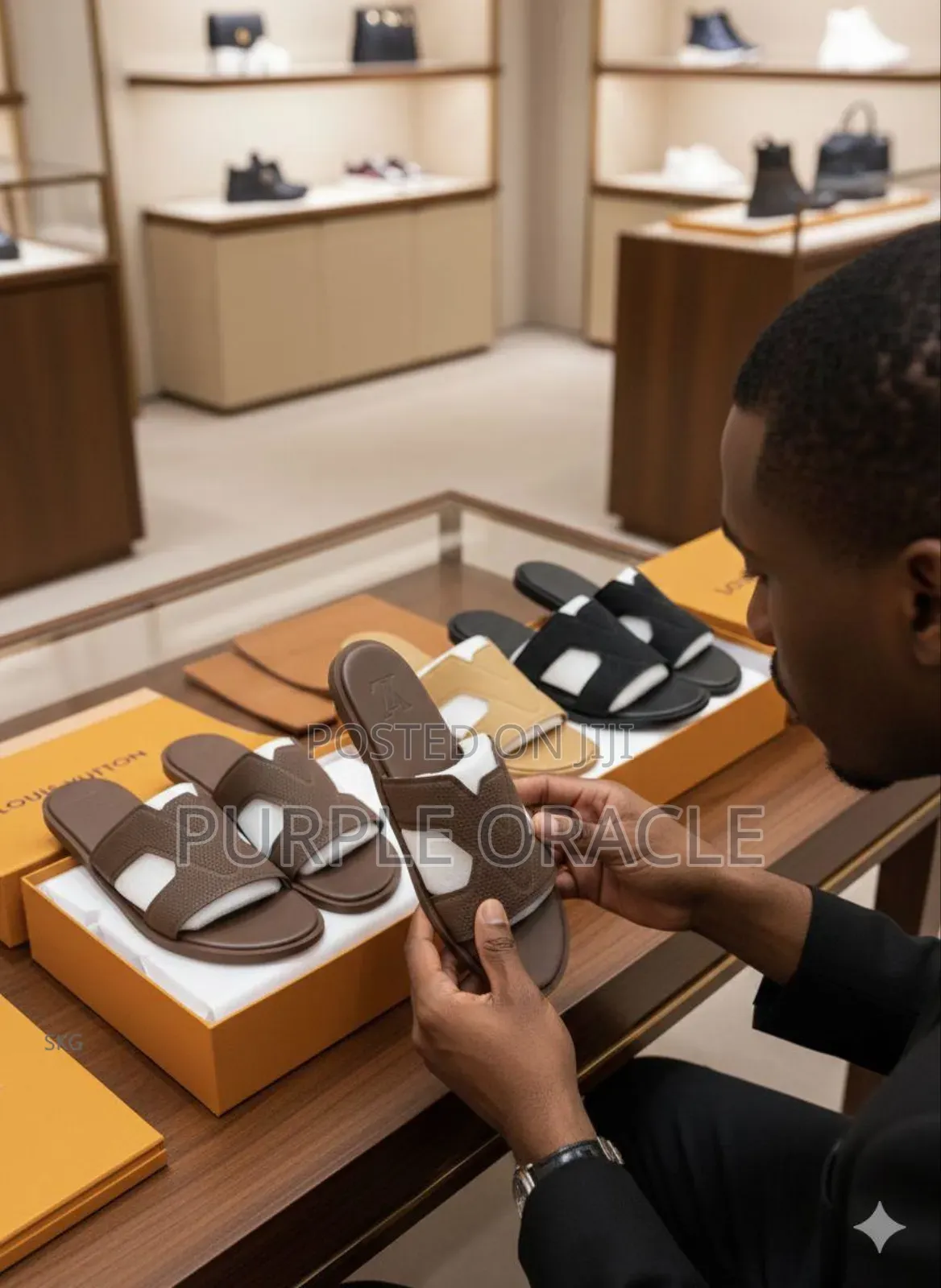 Hermès Breathable Slides for Gentlemen