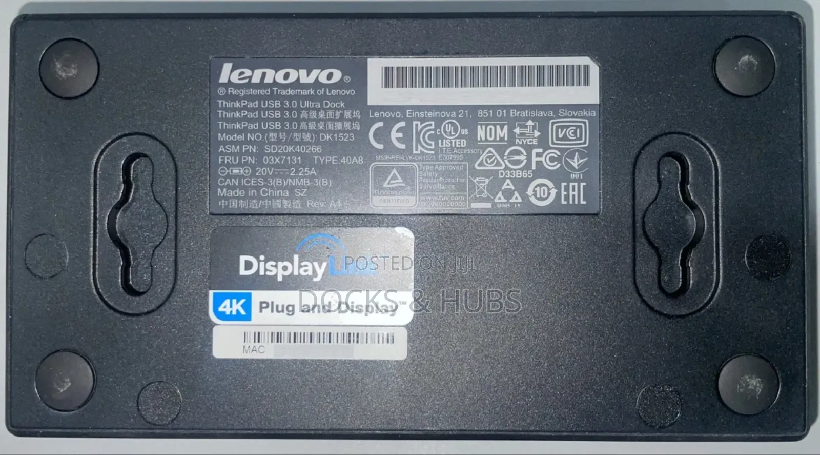Lenovo Thinkpad Usb 3.0 Ultra Dock (40a8)