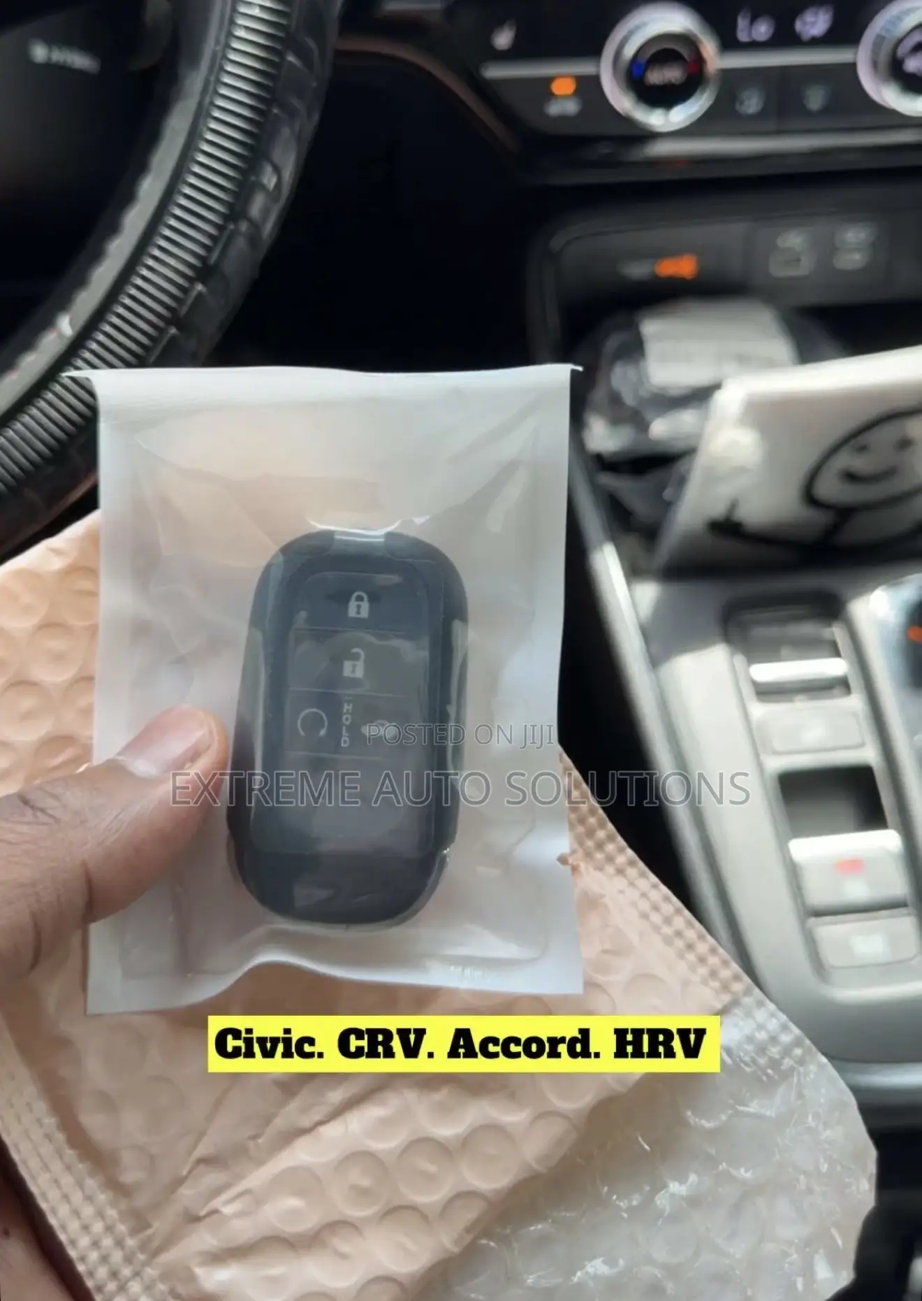 Car Key Fob Case Cover For Honda Civic. Crv. Accord. Hrv