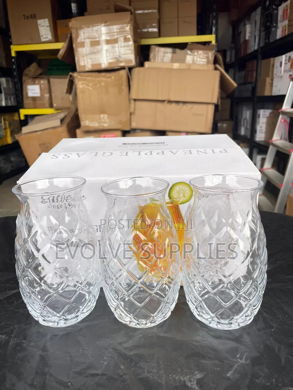 500ml Pineapple Glass