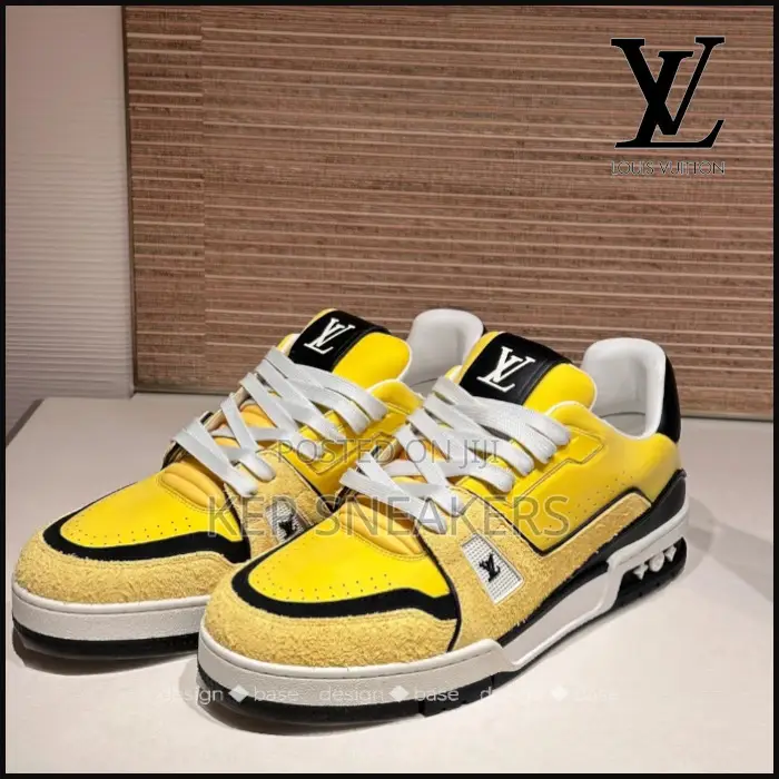 Louis Vuitton Lv Trainer “Blackyellow”