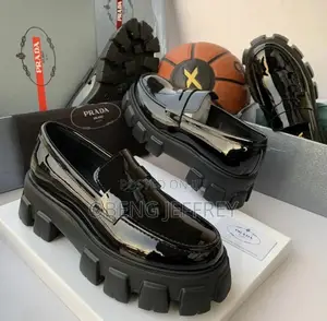 Original Prada Derby Shoe Black / White