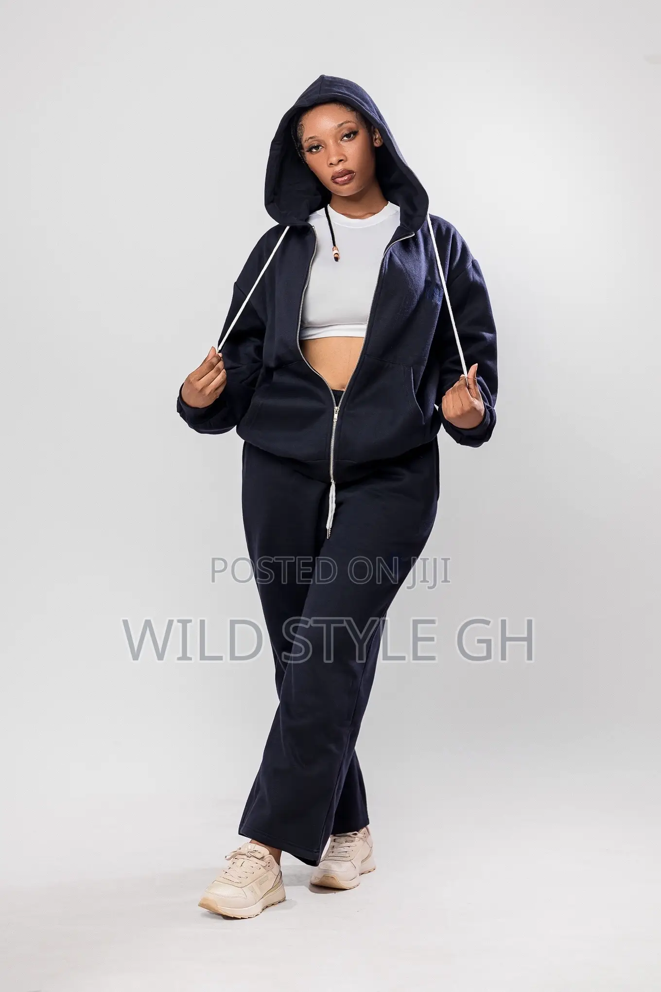 Warm Zip-up Hoodie Tracksuits