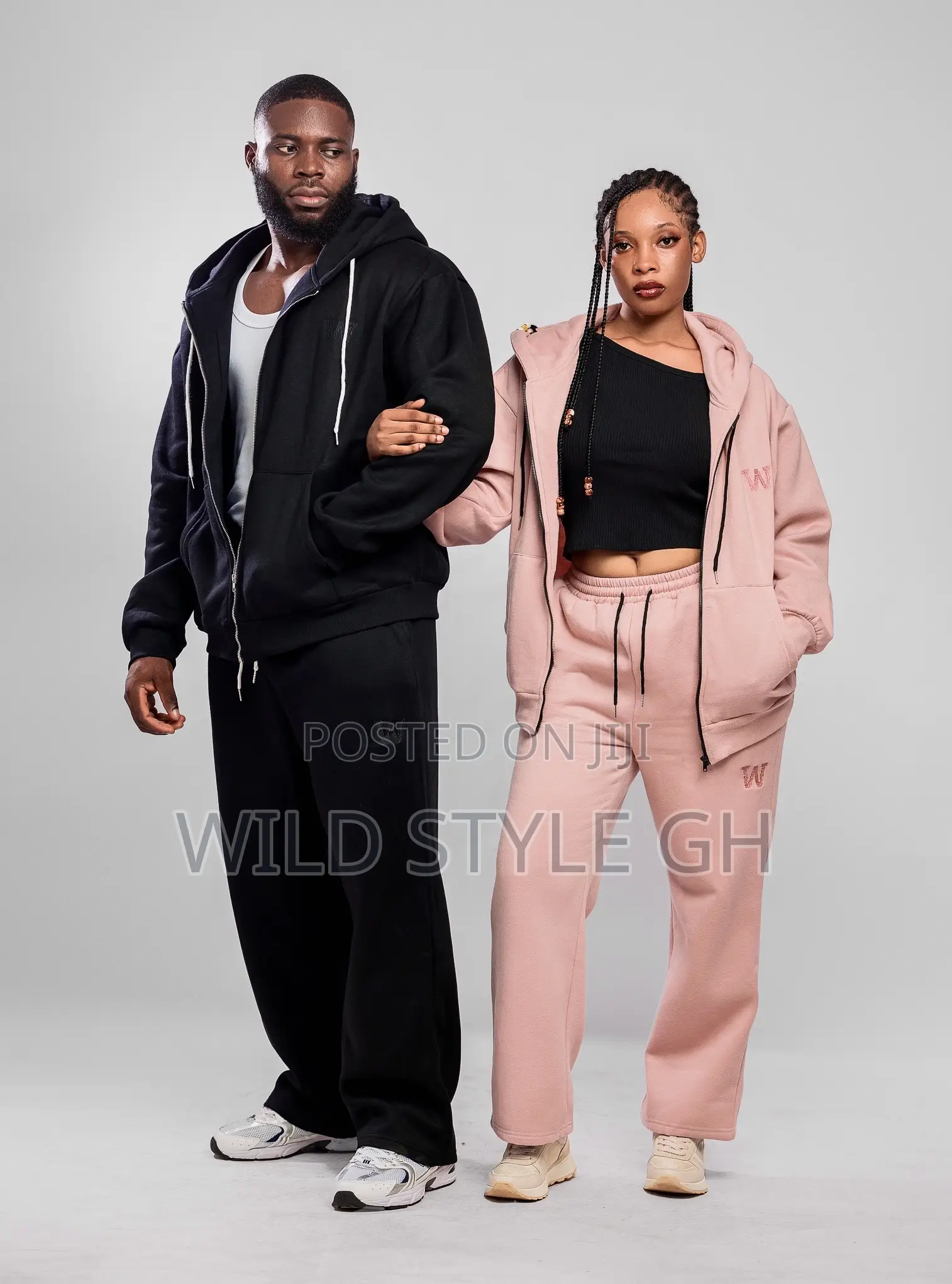 Warm Zip-up Hoodie Tracksuits