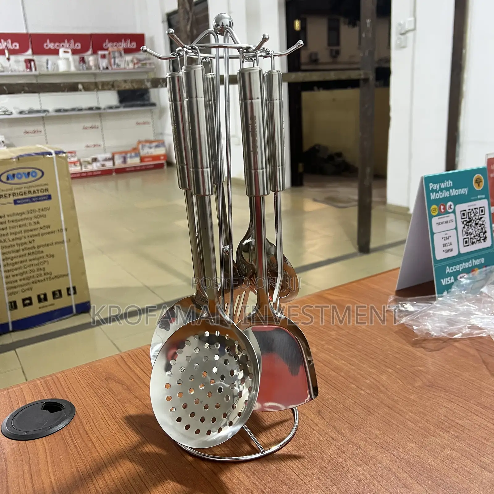 Decakila 7pcs Stainless Steel Kitchenware Set