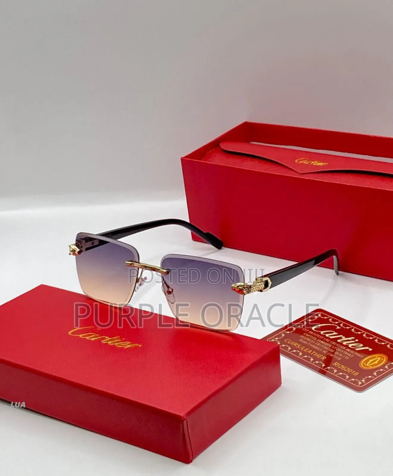 Cartier Aviator Sunglasses.