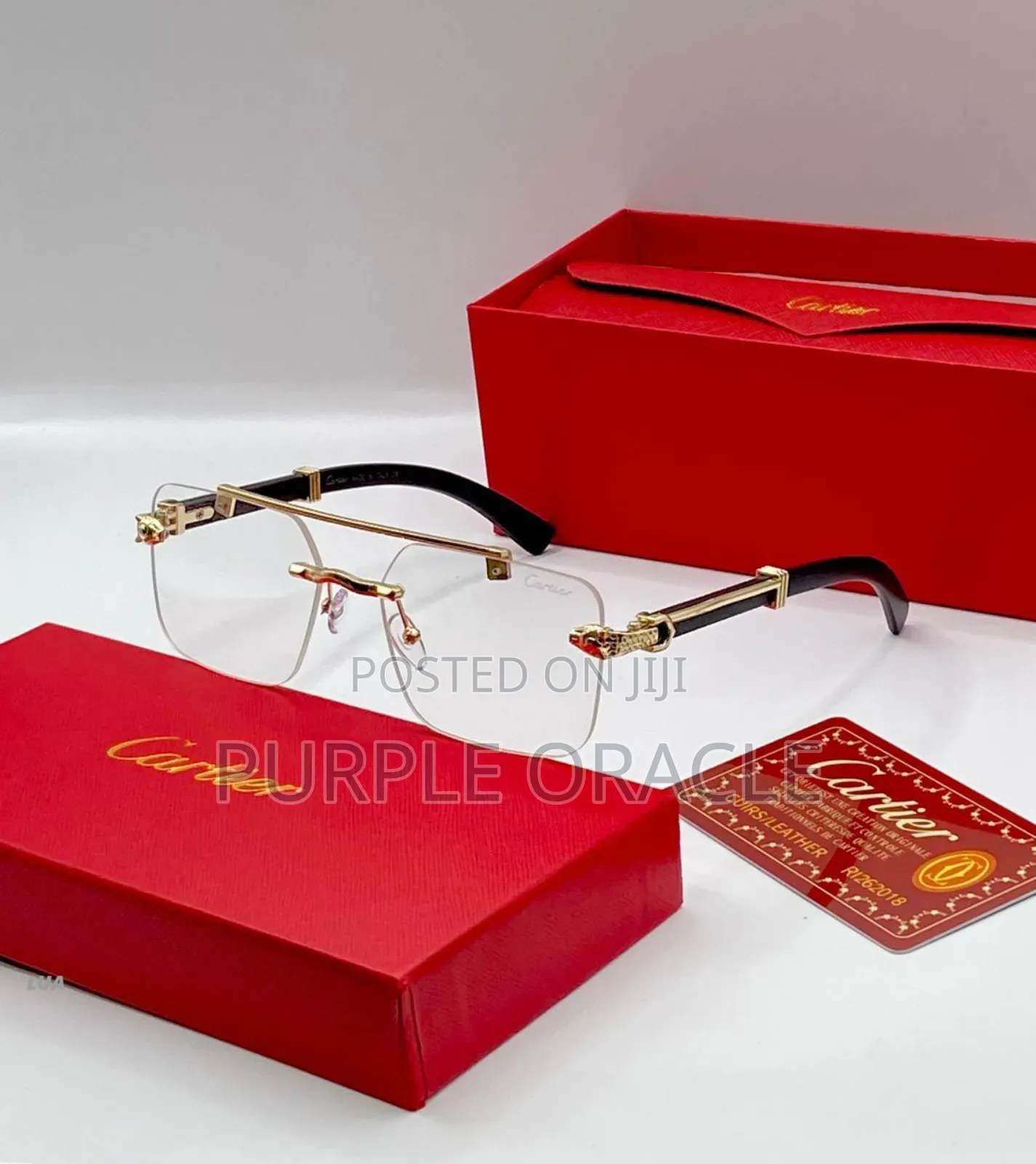 Cartier Ct0092o Rimless Sunglasses Features in Accra Metropolitan ...
