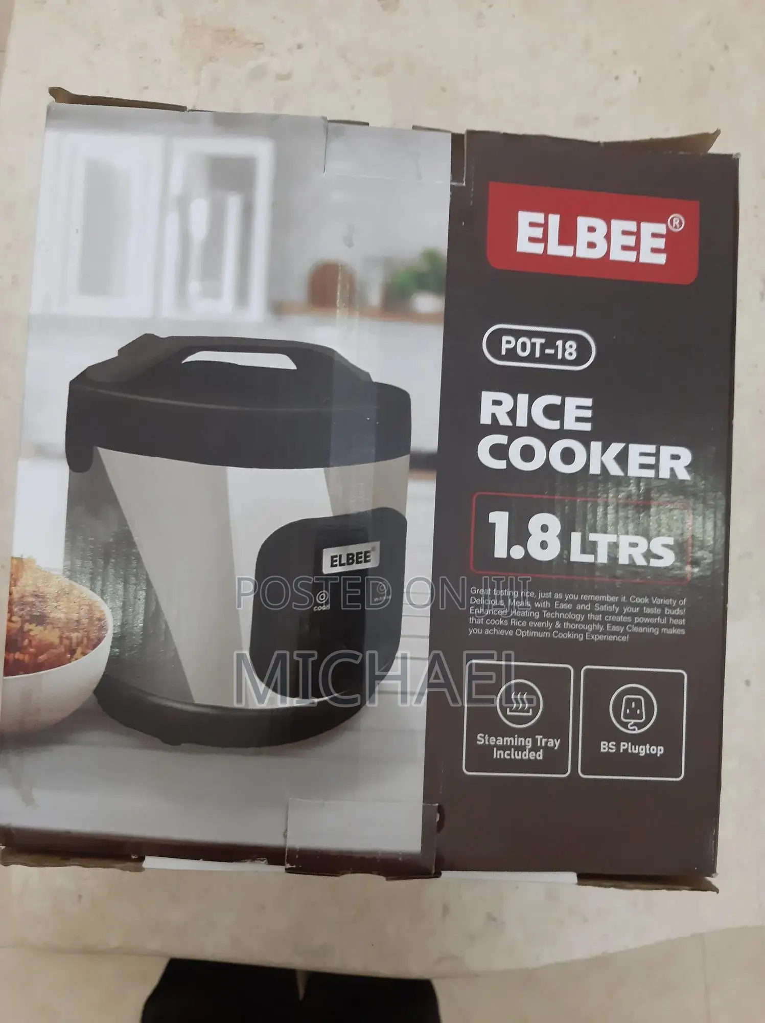 Brand New 1.8ltrs Rice Cooker
