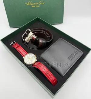 Men’S Gift Set (Watch,Wallet,Belt)
