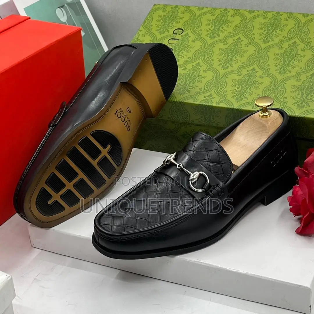Luxury Gucci Leather Loafers