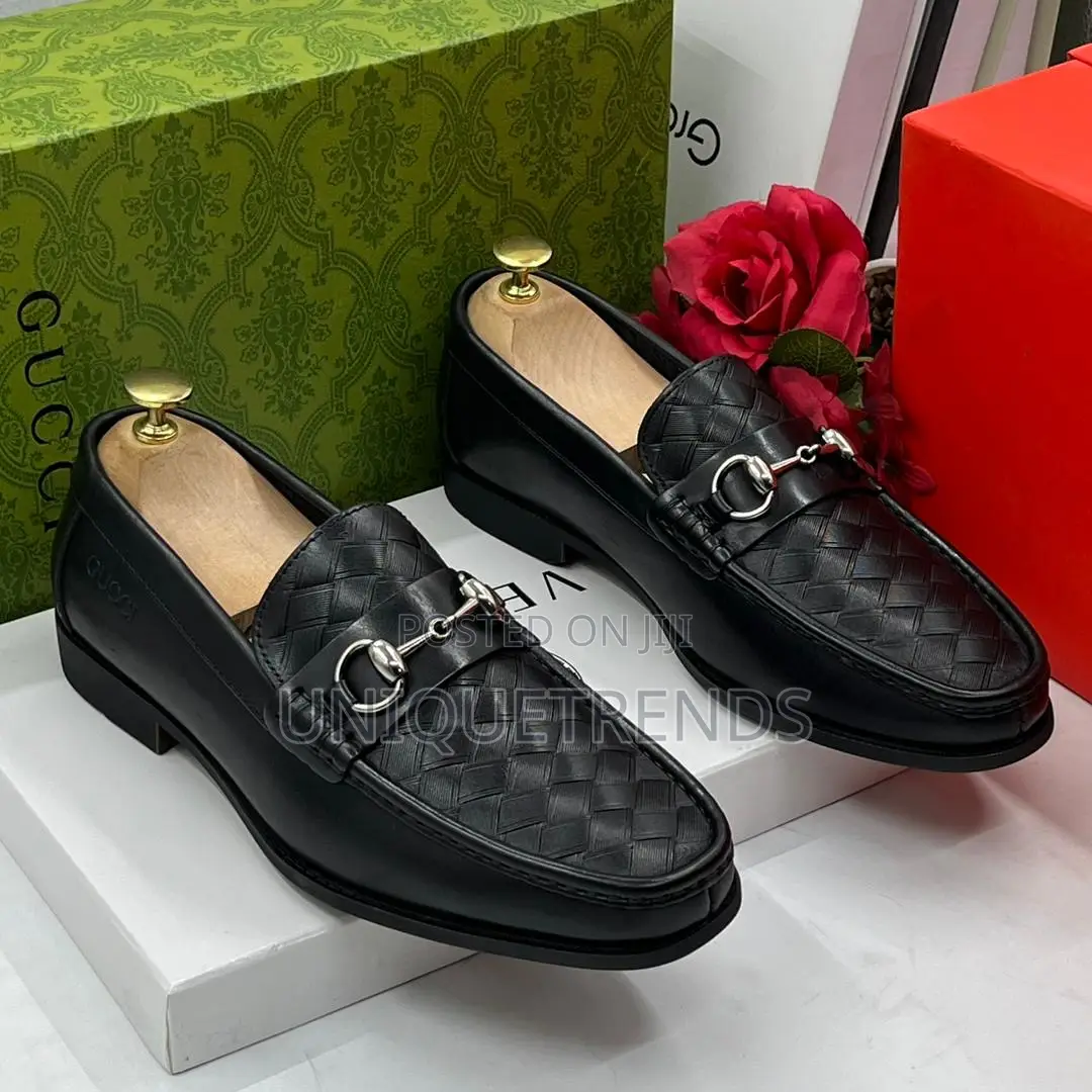 Luxury Gucci Leather Loafers