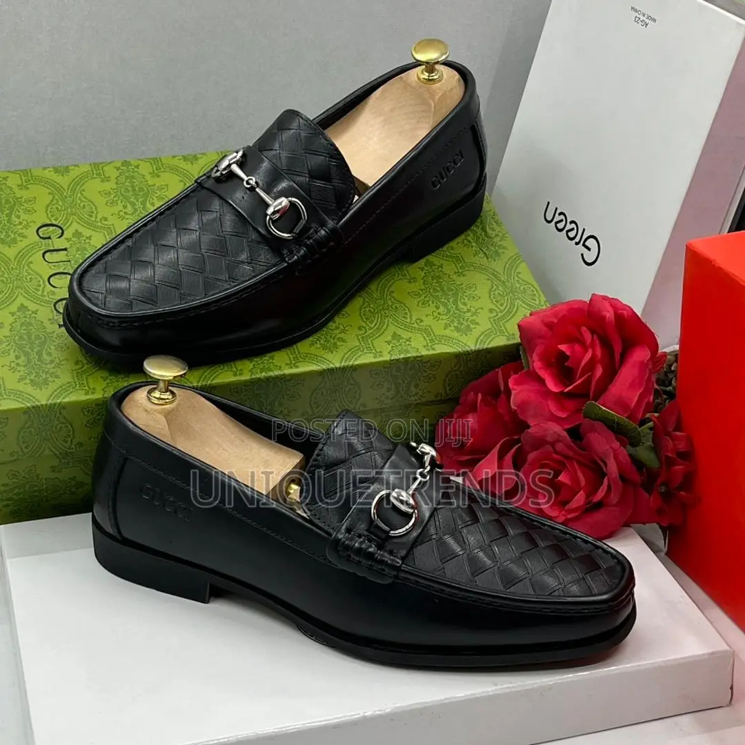Luxury Gucci Leather Loafers