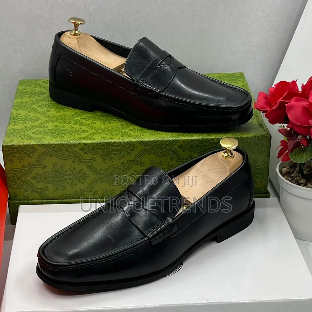 Billionaire Leather Penny Loafers