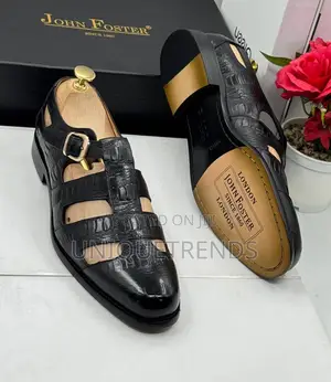 High Quality John Foster Leather Sandals