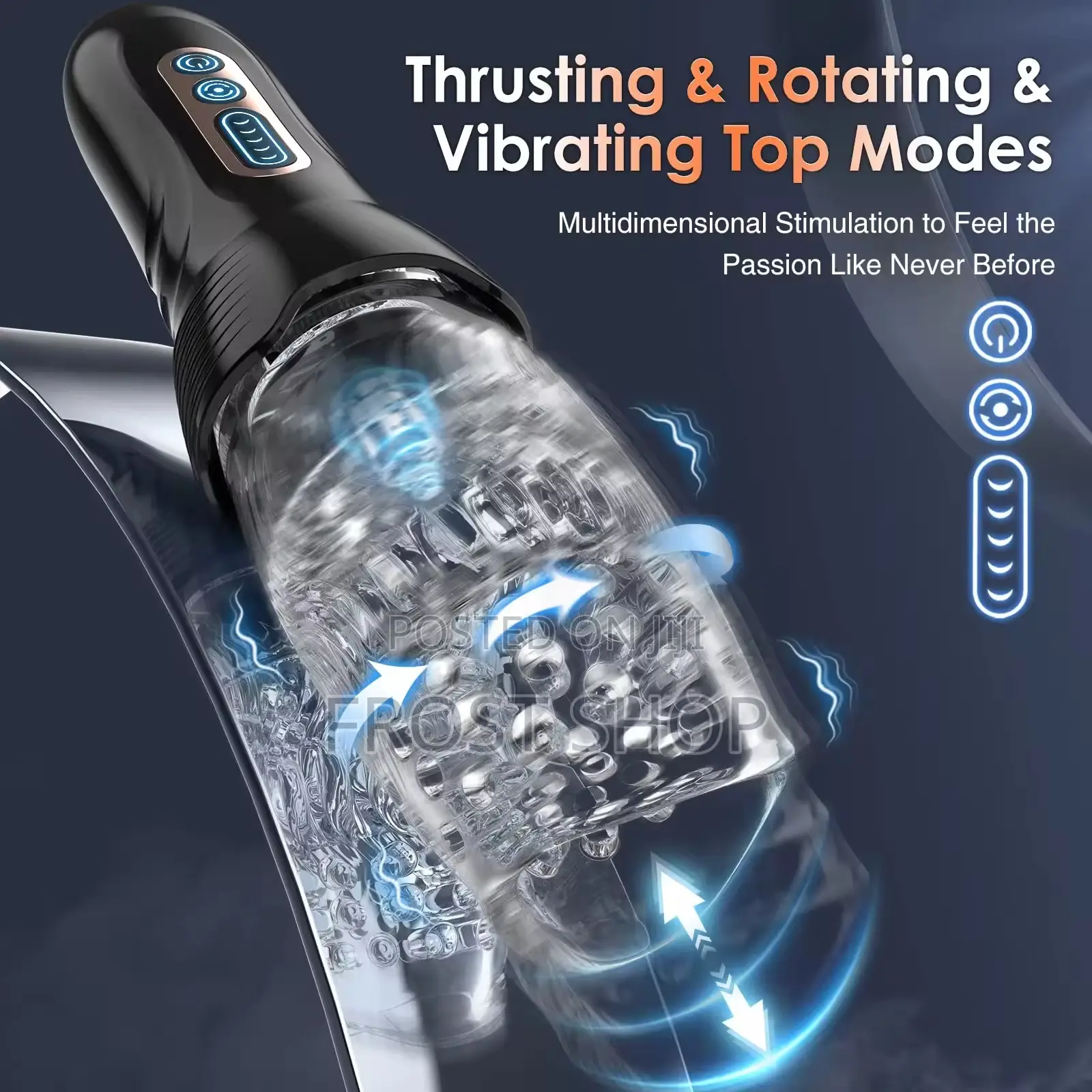 Men’S Automatic Stroker Tpe Silicone Automatic Male Masturbator