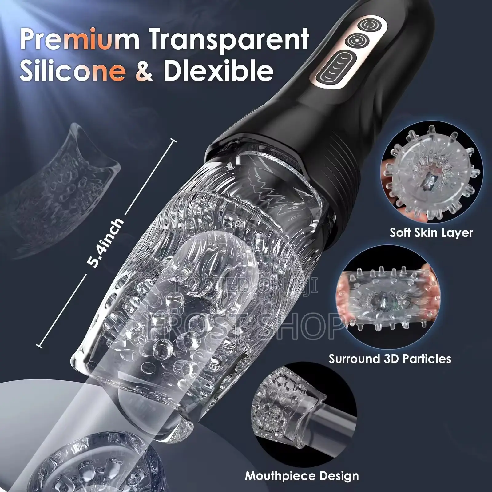 Men’S Automatic Stroker Tpe Silicone Automatic Male Masturbator