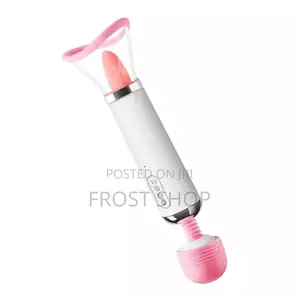 3 in 1 Vibrating Magic Wand With Suction Cup and Tongue