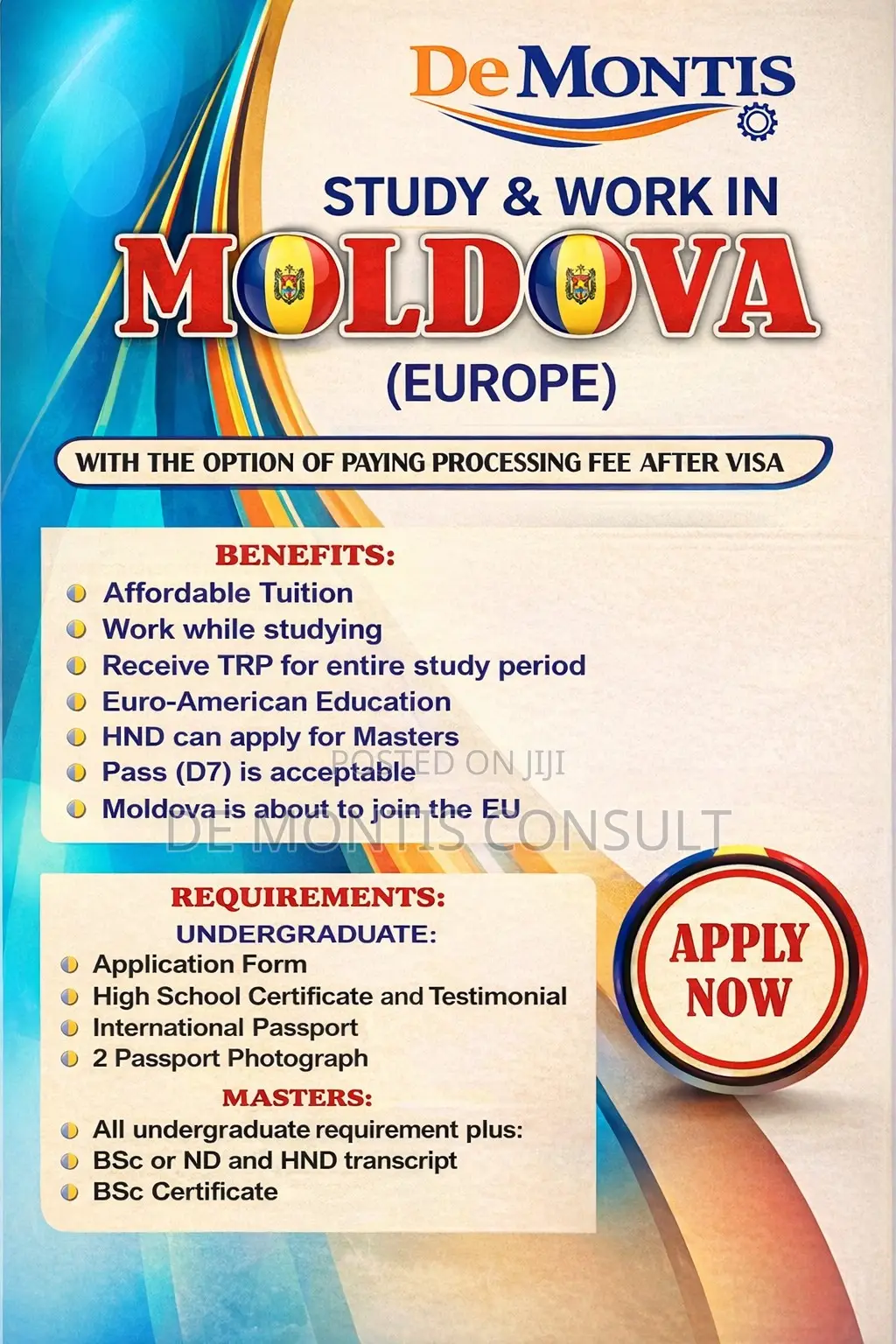 Study and Work in Moldova