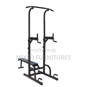 Home Gym Fitness Adjustable Pull Up and Workout With Bench