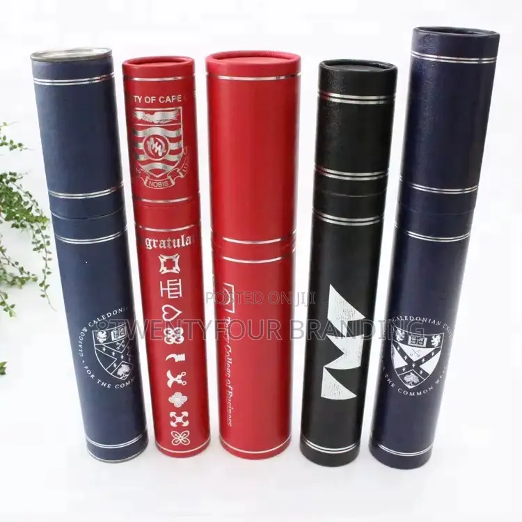 Certificate Scroll Holder Tube (Full Customization)