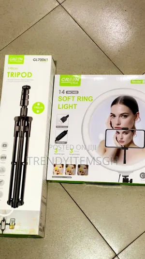 14 Inches Soft Ring Led Light With Tripod