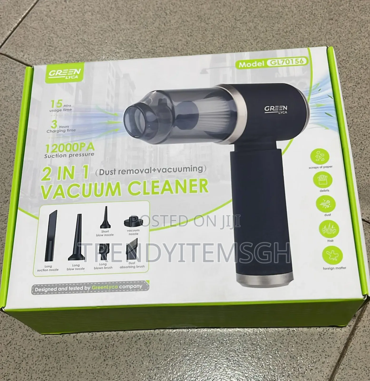 1200pa Dust and Vacuuming Rechargeable Vacuum Cleaner