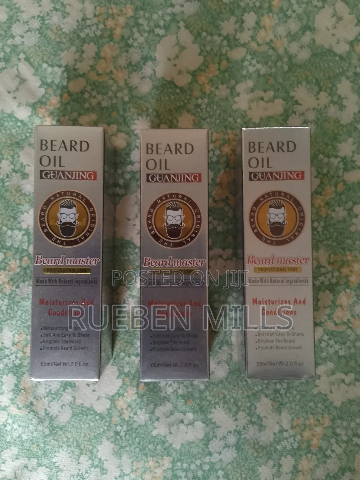Original Natural Guanjing Beard Growth Oil - Three Pieces