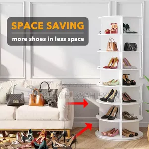 7 Tie Rotating Sheo Rack