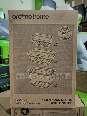 Oraimo Purestore Silver Ion Freshness Pp Food Storage Container-15pcs