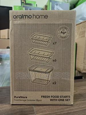 Oraimo Purestore Silver Ion Freshness Pp Food Storage Container-15pcs