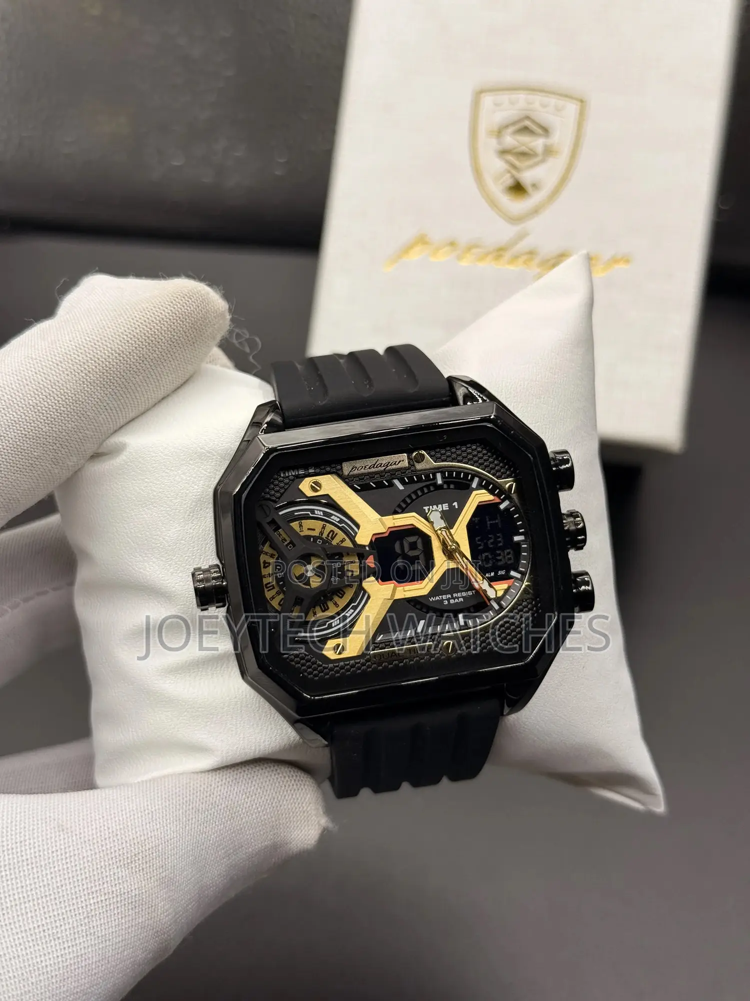 Poedegar Dual Time  Timepiece
