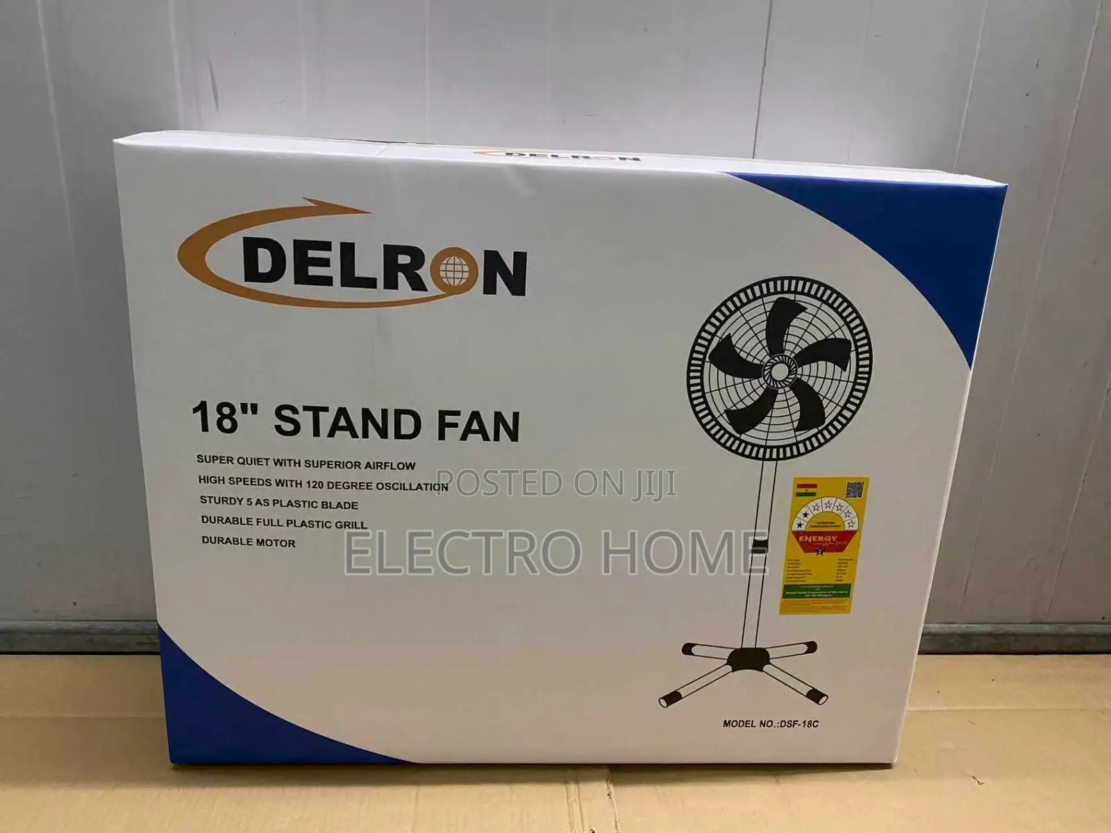 High Speed Delron Stand Fan