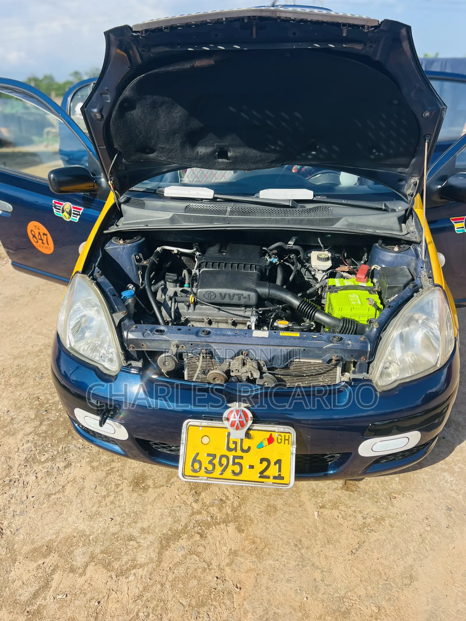 Toyota Yaris 1.0 2004 Blue