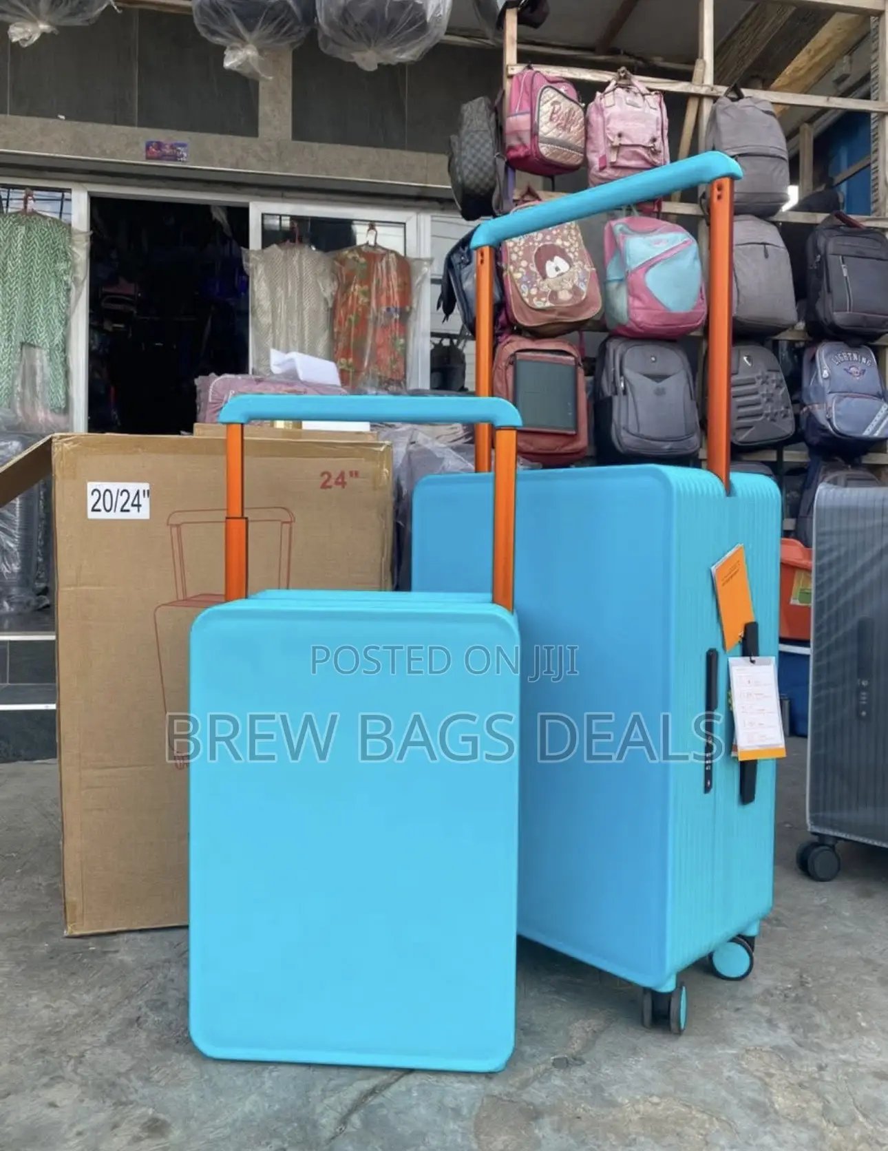 Quality 2set Zipless 24 20 Inches Hard Body Travel Bag.