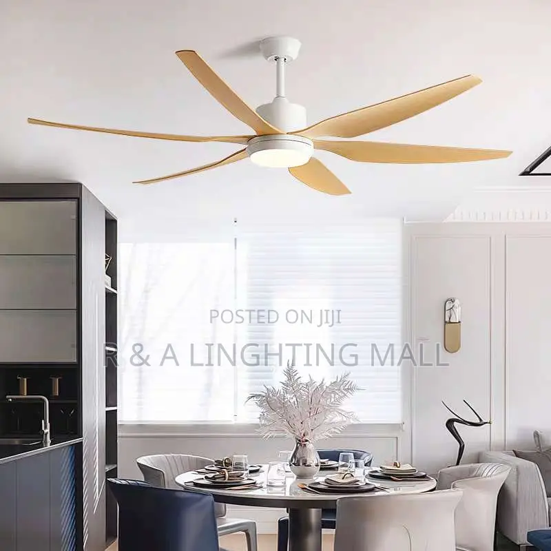 6 Blades Elegant Long Blade Fan 
Remote Control