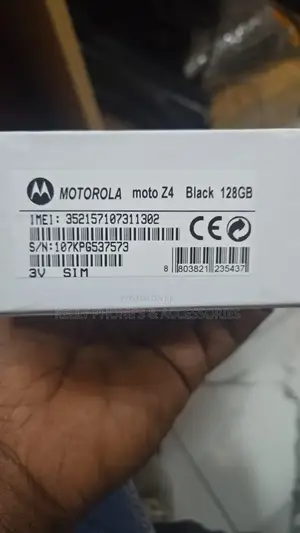 New Motorola Moto Z4 128 GB Black