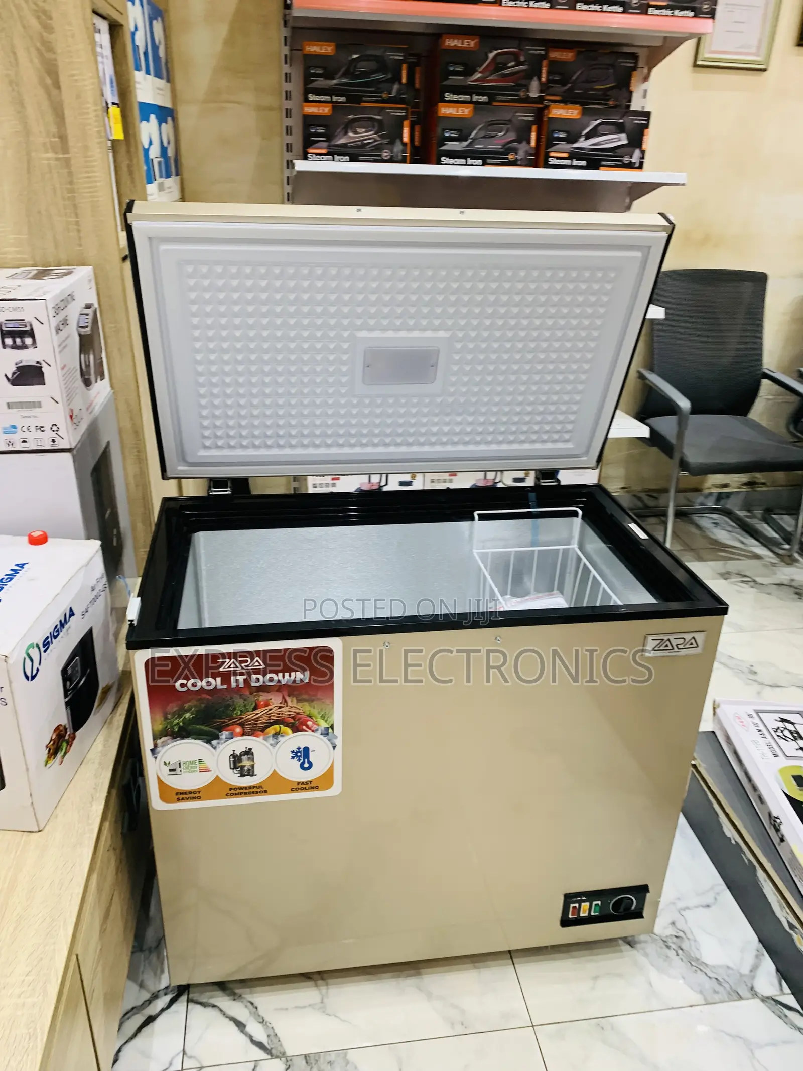 Fantastic Job Single Door Zara-300flg Zara Freezer 238ltr Net Gold