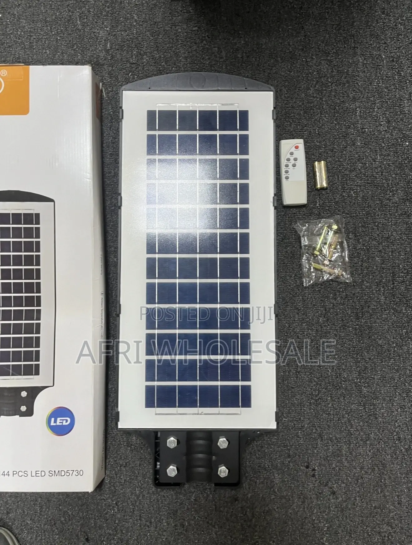 Durable Bright Solar Streetlight Complete Street Lights Remote Panel